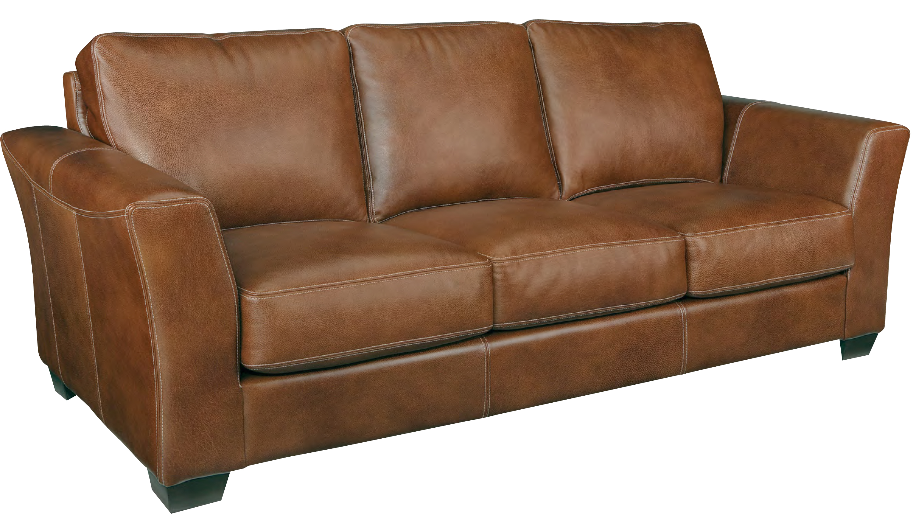 beech mountain cranberry stationary leather sofa